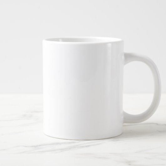 Creëer Uw eigen  reuzenMok Extra Grote Beker (Rechts)