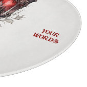 Creëer Uw eigen rode gotische kelk Snijplank (Hoek)