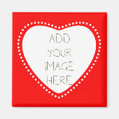 Creëer Uw eigen rode hart Magneet (Voorkant)