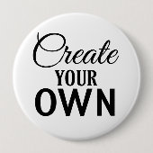 Creëer Uw eigen Ronde Button 4,0 Cm (Voorkant)