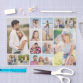 Creëer Uw eigen ronde hoeken 12 fotocollage Tissuepapier (Craft)