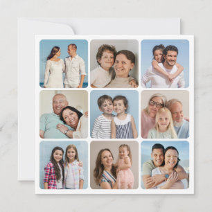 Creëer Uw eigen ronde hoeken 9 Fotocollage Kaart