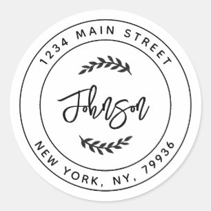 Creëer Uw eigen Ronde Klassieke Ronde van het Adre Sticker