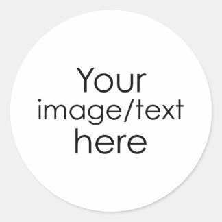 Creëer Uw eigen Ronde Sticker