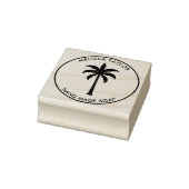 Creëer Uw eigen rondpalmboom Rubberstempel (Stempel)