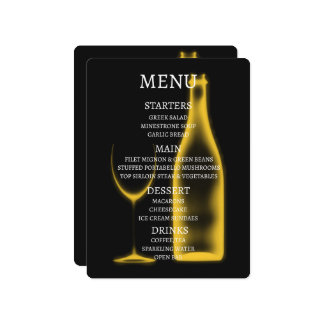 Creëer Uw Eigen Röntgenfoto Wijnglas & Fles Menu