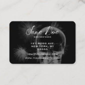 Creëer Uw Eigen Röntgenstraal Schedel & Bloemen Visitekaartje (Achterkant)