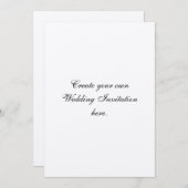 Creëer Uw Eigen Room van de Uitnodigingen van het (Voorkant / Achterkant)