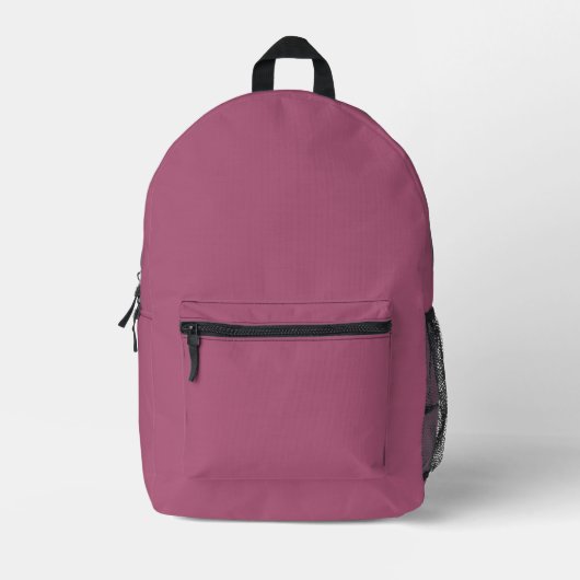 Creëer Uw eigen roze Bedrukte Rugzak (Voorkant)