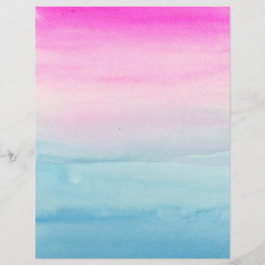 Creëer uw eigen roze en blauwe ombre flyer (Voorkant)