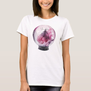 Creëer Uw eigen roze kristallen bal T-shirt