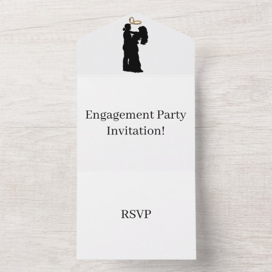 Creëer uw eigen RSVP-whitepagina All In One Uitnodiging (Binnen)