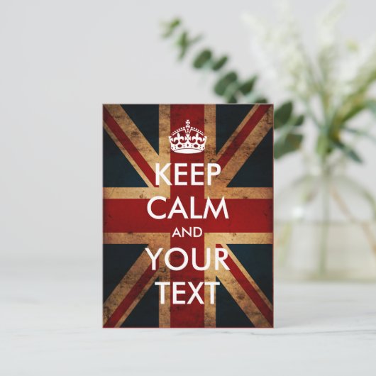 Creëer uw eigen Rust van het Levensonderhoud & Briefkaart (Staand voorkant)