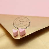 Creëer Uw Eigen Rustiek Laat Liefde Grow Bruiloft Rubberstempel