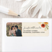 Creëer uw eigen rustieke bloemenfoto Huwelijk Etiket (Insitu)