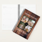 Creëer uw eigen rustieke foto collage bruiloft planner (Display)