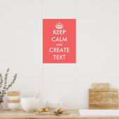 Creëer uw eigen rustig poster houden | Koraalroze (Keuken)