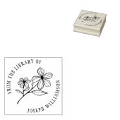 Creëer Uw eigen Schattigee Bloemen Uit de Biblioth Rubberstempel (Gestempeld)
