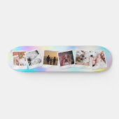 Creëer Uw Eigen Schattigee Meisje Regenboog Modern Skateboard (Horizontaal)