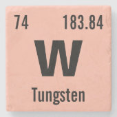 Creëer Uw eigen scheikundige element Stenen Onderzetter (Voorkant)
