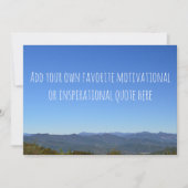 Creëer Uw eigen Schilderachtig Berghorizon van het (Voorkant)