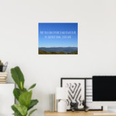 Creëer Uw eigen Schilderachtig Berghorizon van het Poster (Thuiskantoor)