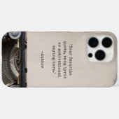 Creëer uw eigen  schrijfmachinecitaat Case-Mate iPhone case (Achterkant (horizontaal))