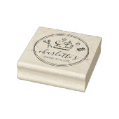 Creëer uw eigen script naaien 	rubberstempel (Stempel)