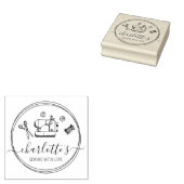 Creëer uw eigen script naaien 	rubberstempel (Gestempeld)