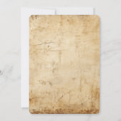 Creëer uw eigen sepia  rustiek papier kaart (Achterkant)