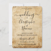 Creëer uw eigen sepia  rustiek papier kaart (Voorkant)