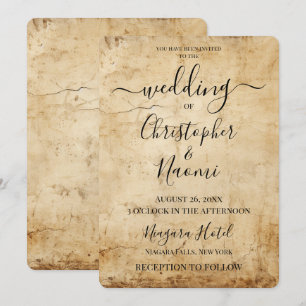 Creëer uw eigen sepia  rustiek papier kaart