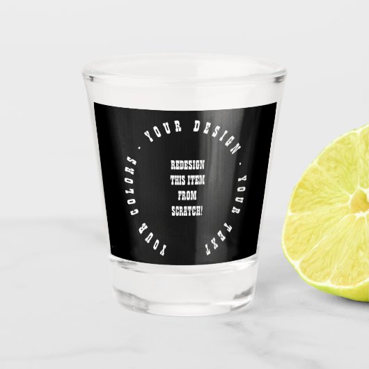 Creëer Uw eigen Shot Glas (Voorkant)