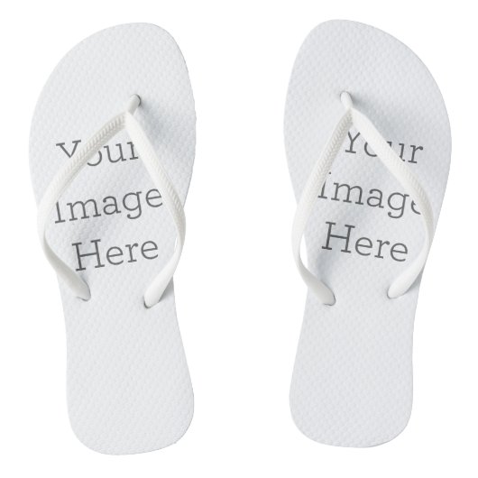 Volwassenen teenslippers, slanke bandjes (Voetbed)