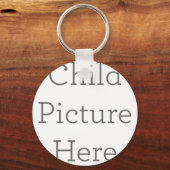 Metalen Cirkel sleutelhangers, 5,1 cm (Voorkant)