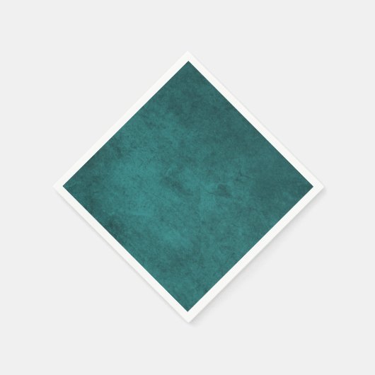 Creëer Uw eigen solide Blauwgroen verontruste stij Servetten (Hoek)