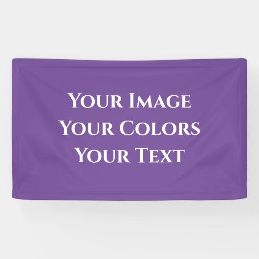 Creëer Uw eigen Spandoek (Horizontaal)