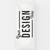 Creëer Uw eigen Spandoek (Verticaal)