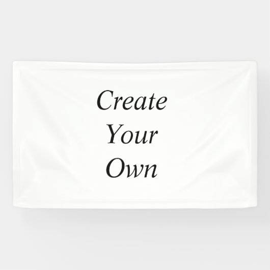 Creëer Uw eigen Spandoek (Horizontaal)