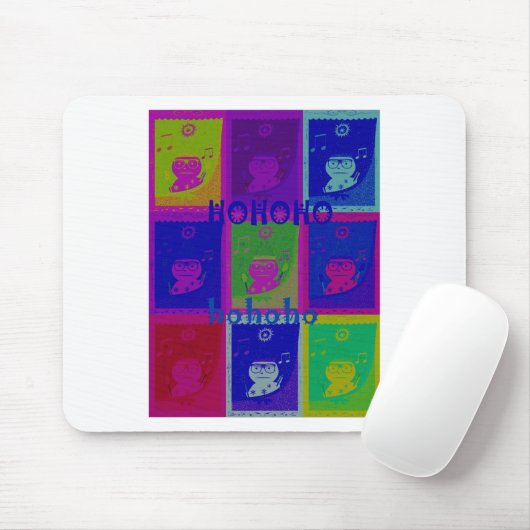 Creëer Uw eigen speciale Santa HoHoho Pop Art Muismat (Met muis)