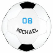 Creëer Uw Eigen Speler Naam Jersey Nummer Custom Voetbal (Voorkant)