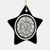 Creëer Uw eigen Star Ornament Black White Lijst (Rechts)