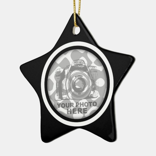 Creëer Uw eigen Star Ornament Black White Lijst (Links)