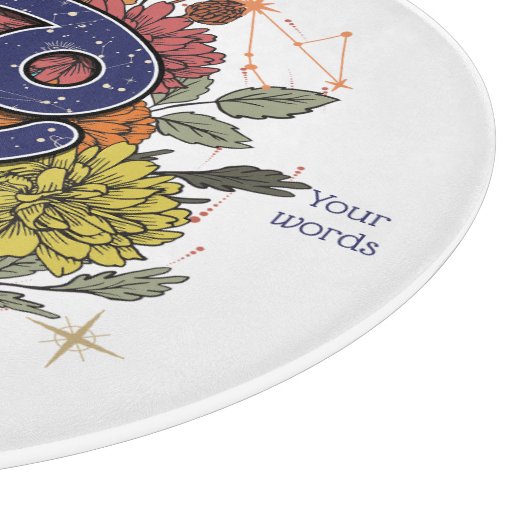 Creëer Uw eigen sterrenaltaarbord met bloemkanker Snijplank (Hoek)