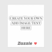 Creëer Uw eigen Sticker (Vel)