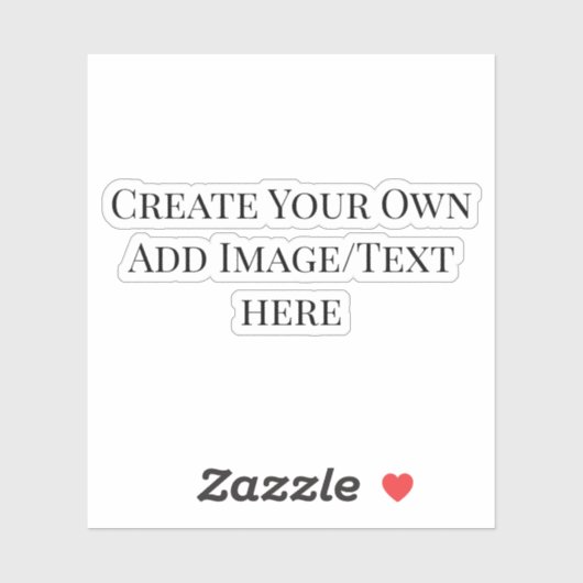 Creëer Uw eigen Sticker (Vel)