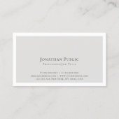 Creëer Uw eigen stijlvolle, moderne legante plaat Visitekaartje (Achterkant)