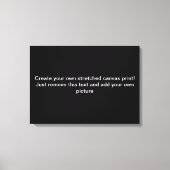 Creëer Uw eigen stretched canvas Print (Voorkant)