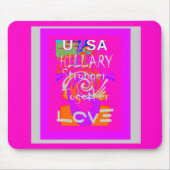 Creëer Uw eigen stunning Hillary Stronger Together Muismat (Voorkant)