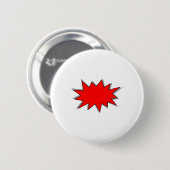 Creëer Uw eigen superheld Onomatopoeias! POW! Ronde Button 5,7 Cm (Voorkant /achterkant)